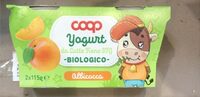 Coop yogurt intero biologico da latte fieno STG - 115g x 2 - albicocca