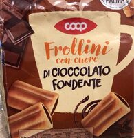 Frollini con cuore di cioccolato fondente