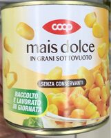 Mais dolce in grani sottovuoto