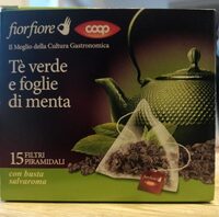 Te verde e foglie di menta