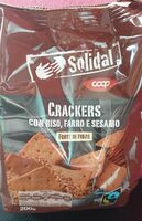 Crackers con riso farro e sesamo