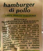 Hamburger pollo Biologico