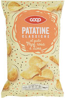 Patatine classiche al gusto Pepe rosa e Lime