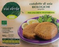 Cotolette di soia biologiche