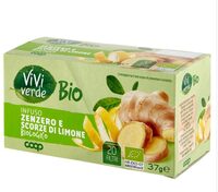 Infuso di zenzero e limone biologico