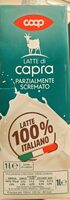 Latte di capra parzialmente scremato