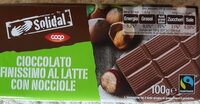 Cioccolato finissimo al latte con nocciole