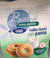 Frollini senza glutine classici con panna
