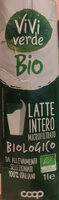 Latte biologico intero microfiltrato