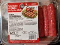 Salsiccette di vitello con bovino adulto