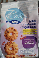 Frollini con melagrana e yogurt