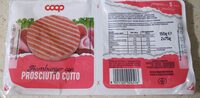 Hamburger con prosciutto cotto