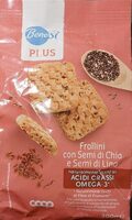Frollini con semi di chia e semi di lino