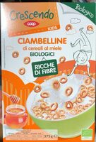 Ciambelline di cereali al miele biologici