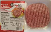 Hamburger di vitello con bovino adulto