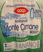 Acqua minerale naturale sorgente Monte Cimone