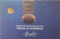 Panettone galup farcito con crema al gianduja