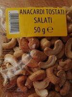 Anacardi tostati salati