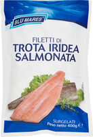 Filetti di trota iridea salmonata surgelati