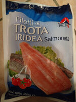 Filetti di trota iridea salmonata