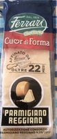 Cuor di forma parmigiano reggiano