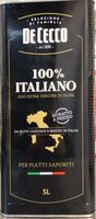 Olio extra vergine di oliva 100% italiano
