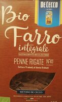 Penne Rigate N°41. Bio Farro integrale.