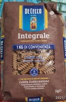 Pasta integrale Fusili