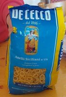 Pasta anelli siciliani