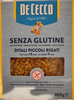 Ditali piccoli rigati n. 69 senza glutine