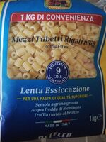 Mezzi tubetti rigati