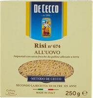 Risi n° all'uovo