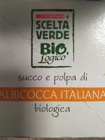 Succo e polpa di albicocca italiana biologica