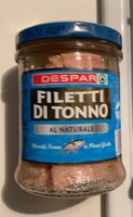 Filetti di tonno al naturale