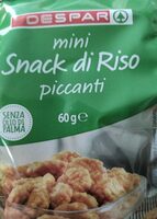 Mini snack di riso piccanti
