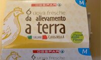 6 uova fresche da allevamento a terra