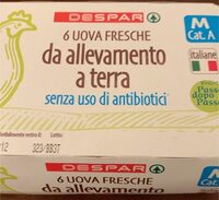 Uova da allevamento a terra