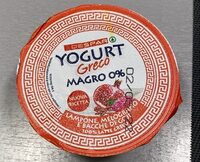 Yogurt greco magro lampone melograno e bacche di goji