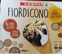 FiordiCono alla panna e cioccolato