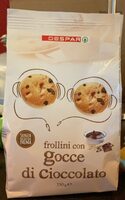 Frollini con gocce di cioccolato