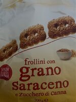 Frollini con grano saraceno e zucchero di canna