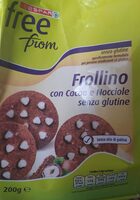Frollino con cacao e nocciole senza glutine