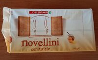 Biscotti Novellini con miele