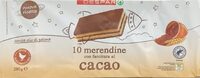 10 merendine con farcitura al cacao
