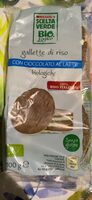 Gallette di riso con cioccolato al latte