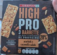 High Pro 3 Barrette ad alto contenuto di proteine