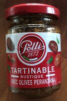 Tartinable rustique avec olives peranzana