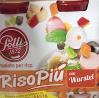 Insalata per riso wurstel