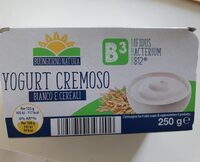 Yogurt cremoso bianco cereali