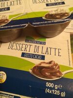 Dessert Di latte gusto cacao